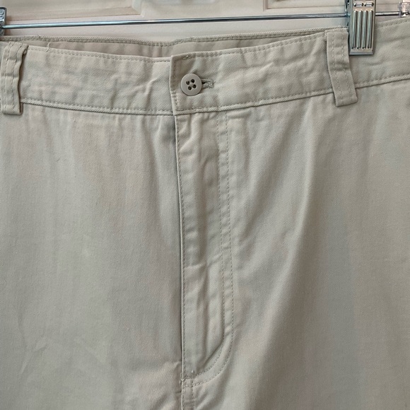Cremieux Shorts, Men’s Cotton, Flat Front, Khaki Color, Zip, Side Pockets, Sz 36 - Picture 3 of 13